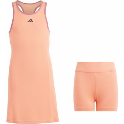 adidas dětská tričko a kraťasy G Club Dress HS0565 oranžový – Zboží Mobilmania