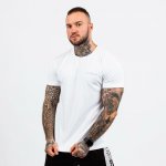 GymBeam tričko TRN White – Zboží Dáma
