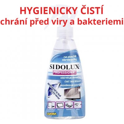 Sidolux Professional čistič na ploché obrazovky s rozprašovačem 200 ml – Zbozi.Blesk.cz