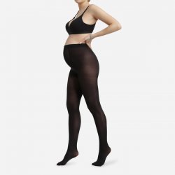 Dim Mamma Pantyhose 50 den dim dámské těhotenské punčochové kalhoty černá