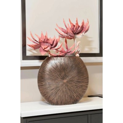 Luxusní váza ATENA, sklolaminát, výška 50 cm, bronz/měď – Hledejceny.cz