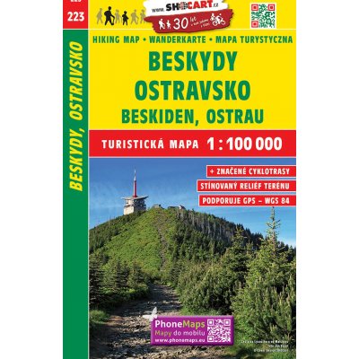Turistická mapa 223 Beskydy-Ostravsko 1:100 000 – Zboží Mobilmania