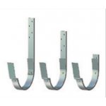 Lindab Žlabový hák s příchytným jazýčkem K 33 150 mm tmavě šedý – Sleviste.cz