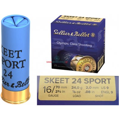 Broky SB 16 70 SKEET 24 SPORT 2mm 24g 25ks – Zboží Mobilmania