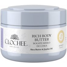 Clochee Simply Organic vyživující tělové máslo Mango Fragnance (Shea Butter & Jojoba Oil) 250 ml