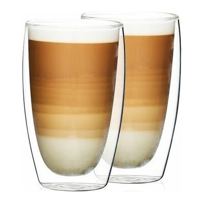 4Home Termo sklenice na latté Hot&Cool 2 x 410 ml – Zboží Mobilmania
