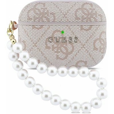 Guess PU 4G Classic Logo Pearl Strap Pouzdro pro AirPods Pro 3 Pink GUAP3P4E4PSP – Zbozi.Blesk.cz