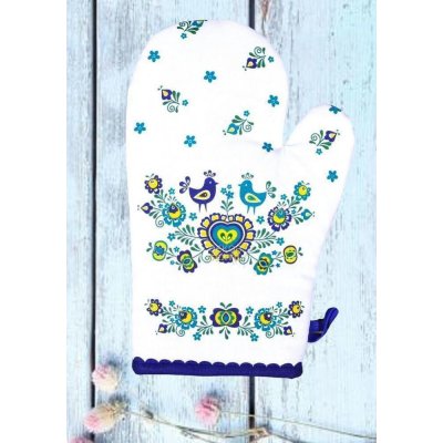 Frobyt Kuchyňská chňapka FOLKLOR, modrá, 28x18cm – Zboží Dáma