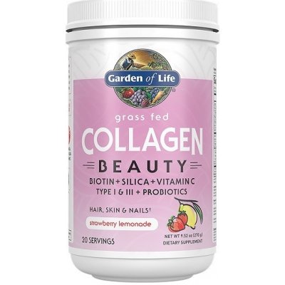 Garden of Life Collagen Beauty jahoda a citrón 270 g – Zboží Mobilmania