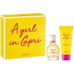 Lanvin A Girl in Capri dárková sada EDT 50 ml + tělové mléko 100 ml dárková sada – Zboží Dáma