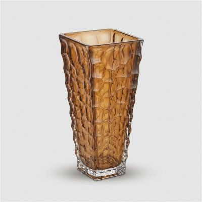 Crystal Bohemia KŘIŠŤÁLOVÁ VÁZA BOHEMIA MARBLE HONEY 305 MM – Hledejceny.cz