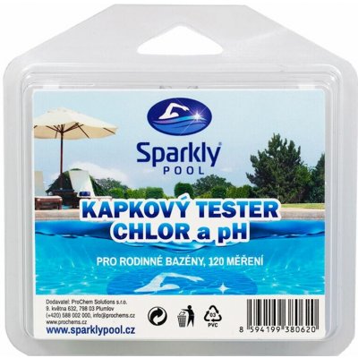 Sparkly Pool kapkový tester Cl/pH 120 ks – Hledejceny.cz