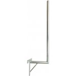 Anténní držák 35cm na zeď se vzpěrou, trubka 42/2mm, výška 116cm žár. – Zboží Živě