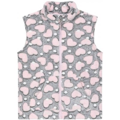 Kugo dívčí fleesová vesta šedá KV2330 – Zboží Dáma