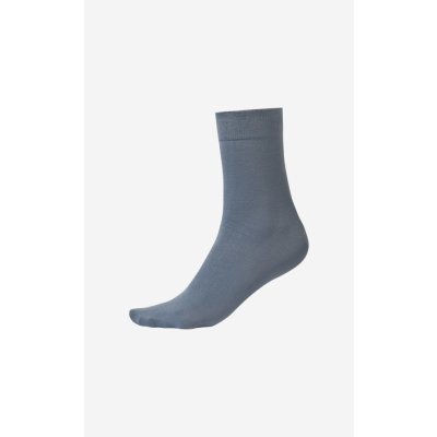 Gina ponožky klasické bezešvé jednobarevné ponožky 82003P tm. šedá – Zboží Mobilmania