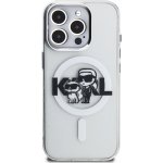 Karl Lagerfeld Ochranný kryt na iPhone 15 Pro - Karl Lagerfeld, IML Glitter Sketch MagSafe Transparent KLHMP15LHGKCGKBT – Zboží Mobilmania