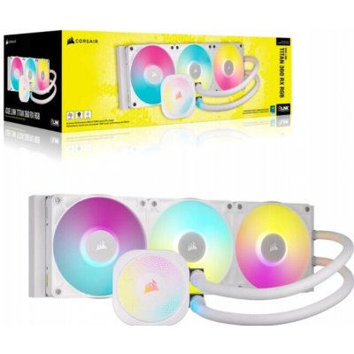 Corsair iCUE LINK TITAN 360 RX RGB White CW-9061021-WW – Hledejceny.cz