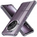 Techsuit - nárazuvzdorný průhledný silikon - Honor Magic7 Lite - Smoke Black – Sleviste.cz