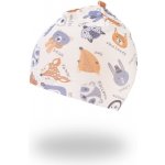 Little Angel Čepice smyk natahovací Tisk Outlast ® Latte barevná zvířátka – Zboží Dáma
