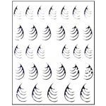 Expa nails zdobení černé ornament 4 – Zboží Mobilmania