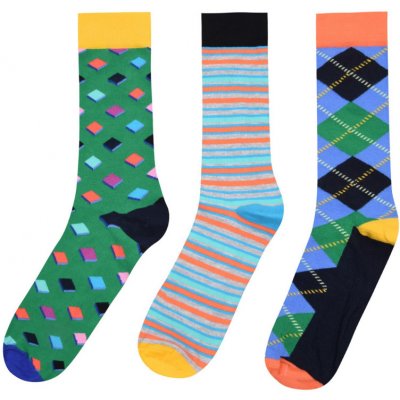Happy Socks Happy ponožky 3 ks ponožky – Zboží Mobilmania
