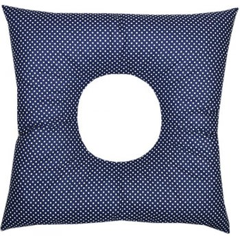 Babyrenka poporodní polštář Dots navy 45 x 45 cm
