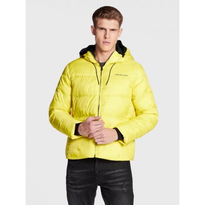 Calvin Klein pánská bunda neonově žlutá