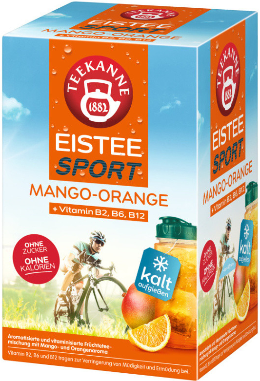 Teekanne Cool Sport Mango Orange 18 x 2,5 g