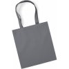 Nákupní taška a košík Westford Mill Nákupní taška WM261 Graphite Grey 38x42 cm