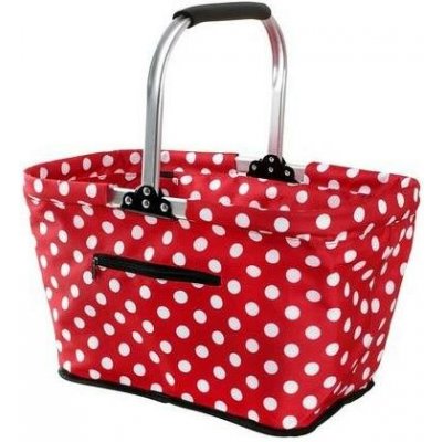 Toro Skládací nákupní košík Dots 48x28x28 cm – Zbozi.Blesk.cz