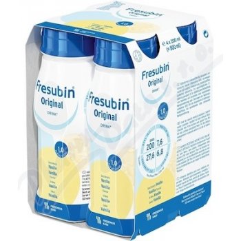 FRESUBIN ORIGINAL S VANILKOVOU PŘÍCHUTÍ POR SOL 4X200ML