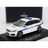 Sběratelský model Norev Peugeot 308 Gt Sw Station Wagon Police Municipale 2020 Bílá 1:43