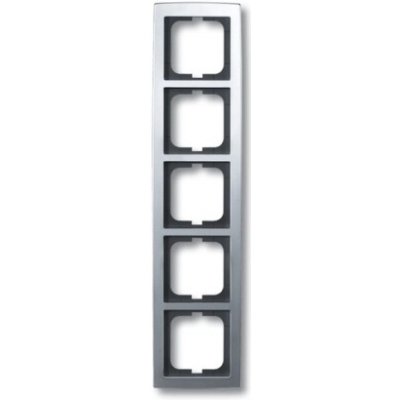 ABB Solo pětirámeček chromová matná 1754-0-4108 1725-80 2CKA001754A4108 – Hledejceny.cz