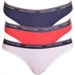 Tommy Hilfiger kalhotky Essentials 3pack bikini modrá/červená/bílá – Zbozi.Blesk.cz