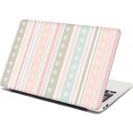 Sablio Samolepka na notebook Pruhy a tečky - 29x20 cm – Zboží Živě