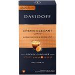 Davidoff Crema Elegant Lungo hliníkové kapsle do Nespresso 10 ks – Zboží Dáma
