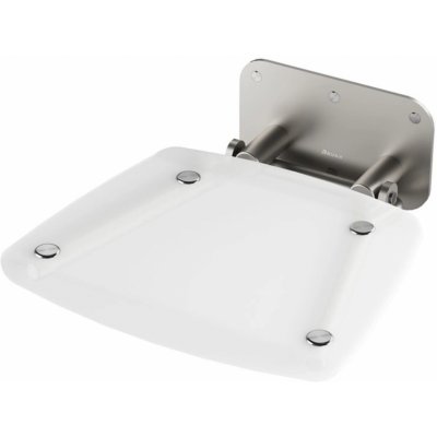 RAVAK Sprchové sedátko Ovo B II opal/nerez – Zboží Dáma