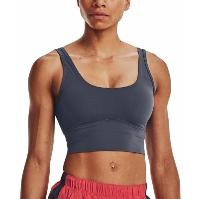 Under Armour tílko Meridian Fitted Crop Downpour Gray Metallic Silver – Zboží Mobilmania