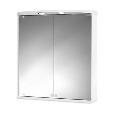 Jokey Ampado 60 LED Zrcadlová skříňka - bílá š. 60 cm, v. 66 cm, hl.21/14 cm, 111912420-0110
