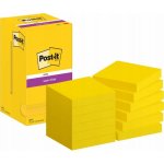 3M POSTIT Samolepicí bloček Super Sticky, ultra žlutá, 76 x 76 mm, 12x 90 listů, 3M POSTIT 7100290189 ,balení 1080 ks 322298 – Hledejceny.cz