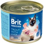 Brit Premium by Nature Cat Trout with Liver 0,2 kg – Hledejceny.cz