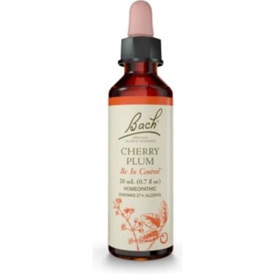 Bachovy květové esence kapky Cherry Plum Slíva třešňová 20 ml – Hledejceny.cz