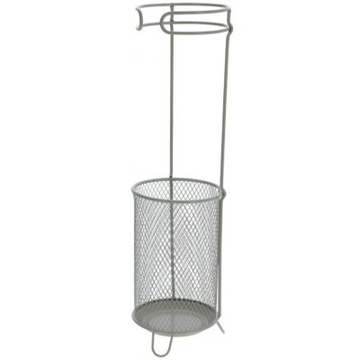 Home Styling Collection Kovový stojan na deštníky ZILO, Ø 18 cm, béžový béžová – Zboží Dáma