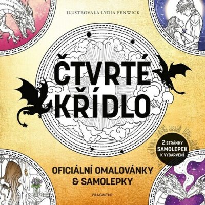 Čtvrté křídlo oficiální omalovánky a samolepky – Zboží Dáma