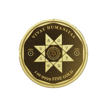 Pressburg Mint zlatá mince Vivat Humanitas 2022 Proof-like 1 oz