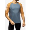 Cyklistický dres POC MTB Pure 3/4 Jersey - calcite blue/argonite brown