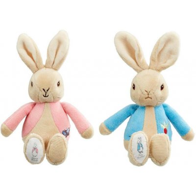 Rainbow plyšové chrastítko králíček Petr & Flopsy 1 ks růžové – Zboží Mobilmania