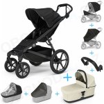 Thule Set 7v1 Urban Glide 4-wheel Black 2024+pláštěnka+ochranná síť+madlo+korbička Soft beige+pláštěnka+ochranná síť na korbu – Hledejceny.cz