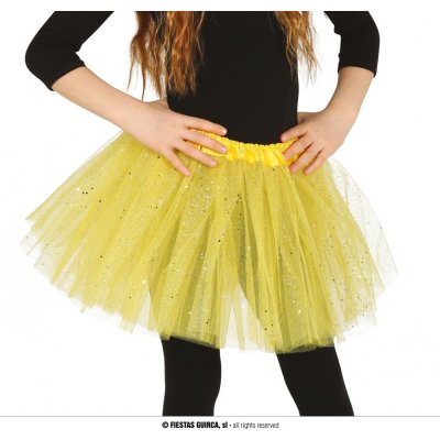 sukně se třpytkami žlutá – Zboží Mobilmania
