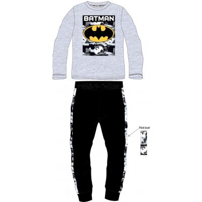 E plus M chlapecké pyžamo Batman šedý melír – Hledejceny.cz